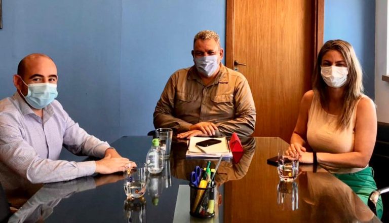 Mirolo se reunió con autoridades del Ministerio de Desarrollo Social de la Nación.