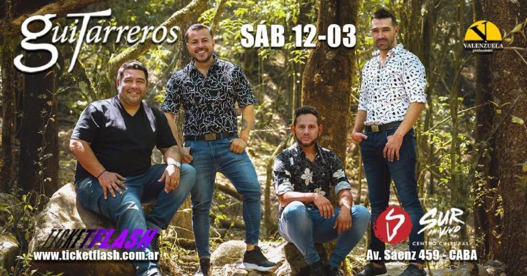Guitarreros anuncia su show en Buenos Aires