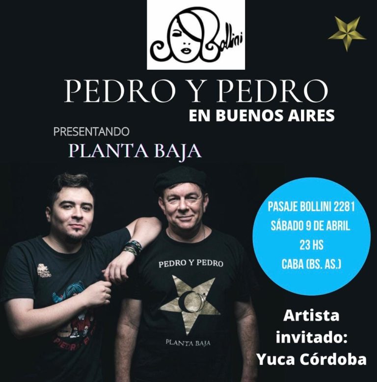 PEDRO Y PEDRO LLEGAN A BUENOS AIRES