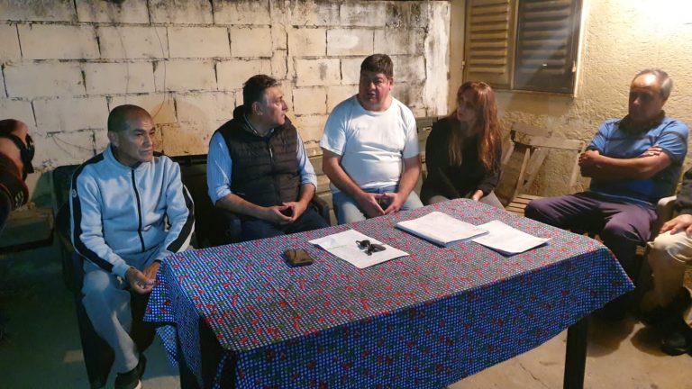 Nediani tuvo una fructífera reunión con vecinos del barrio Ampliación 1° de Mayo