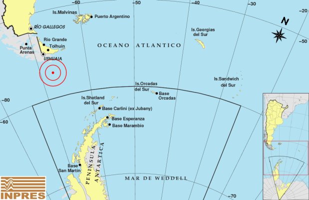 SISMO SENTIDO CON EPICENTRO EN TIERRA DEL FUEGO, ANTÁRTIDA E ISLAS DEL ATLÁNTICO SUR —> INFORME FINAL